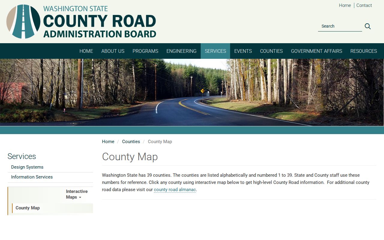 Official Washington county criminal records map